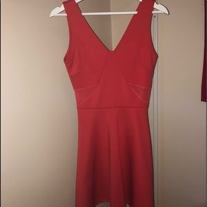 Salmon Polyester Dress